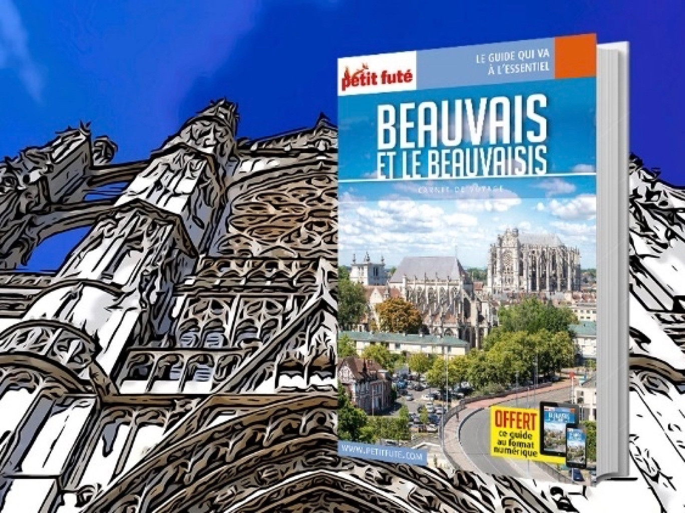 La version papier duguide est disponible à l'office de tourisme ou dans les librairies du beauvaisis. © Visit Beauvais