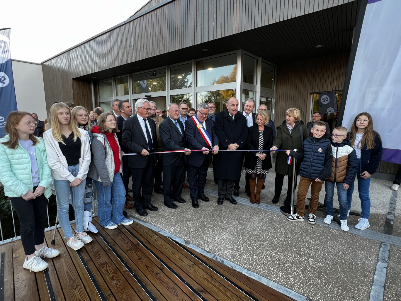 Les membres de la CAPSO lors de l'inauguration. © CAPSO