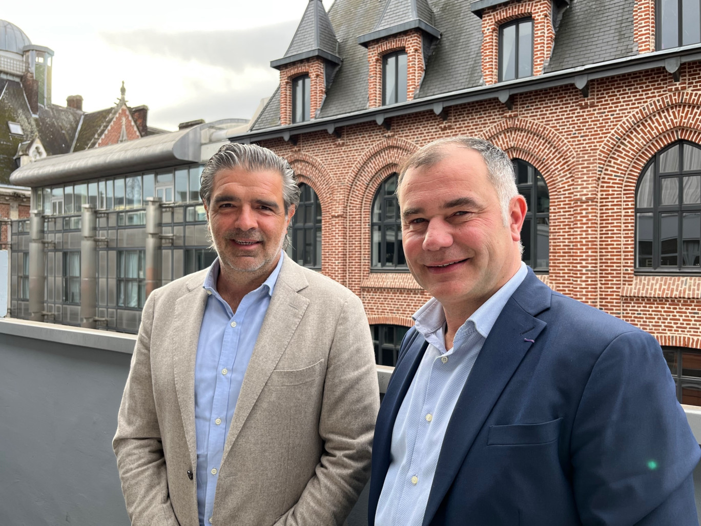 Amaury Flotat, président de JUNIA et Thierry Occre, directeur général.