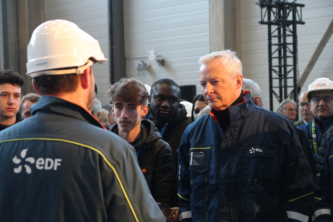 Grand carénage des anciennes centrales, EPR 2, SMR... mais aussi énergies renouvelables. Bruno Le Maire compte sur un EDF renationalisé, pour faire feu de tout bois. (© Aletheia Press / B.Delabre)