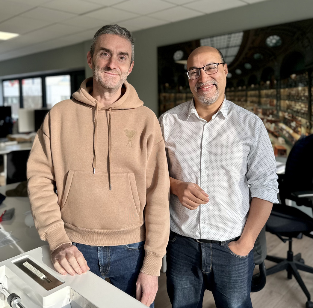 De gauche à droite, Laurent Kocinski et Mohamed Hadiri.