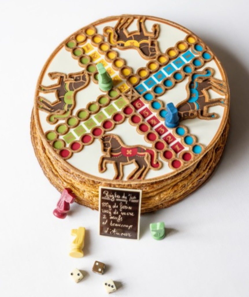 La galette Les Petits chevaux. (c)Auberge du Jeu de Paume