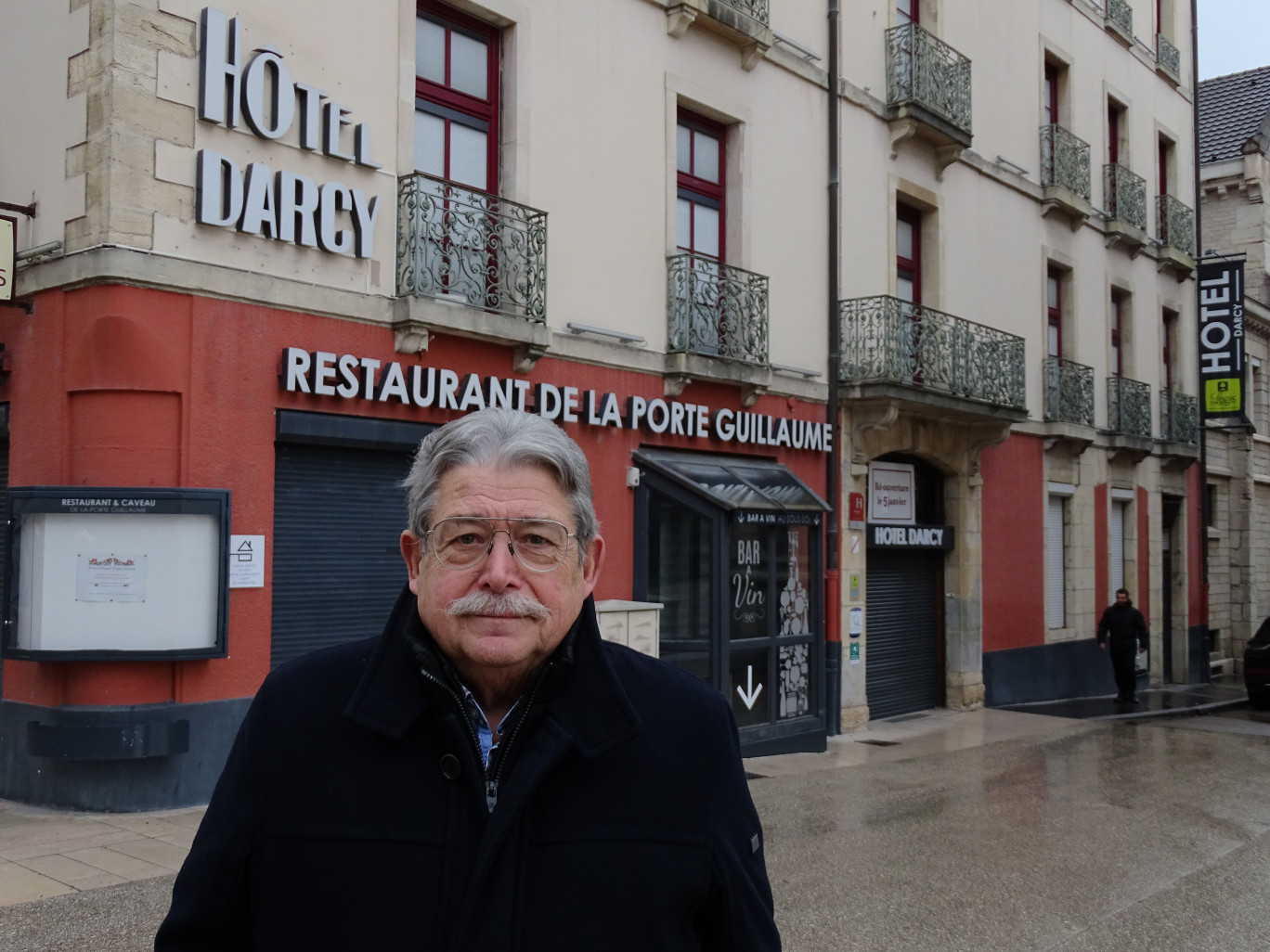 Dominik Frachot, 75 ans, prend sa retraite et cède l’hôtel Darcy géré par sa famille depuis quatre générations. (© Aletheia Press / N.Hubert)