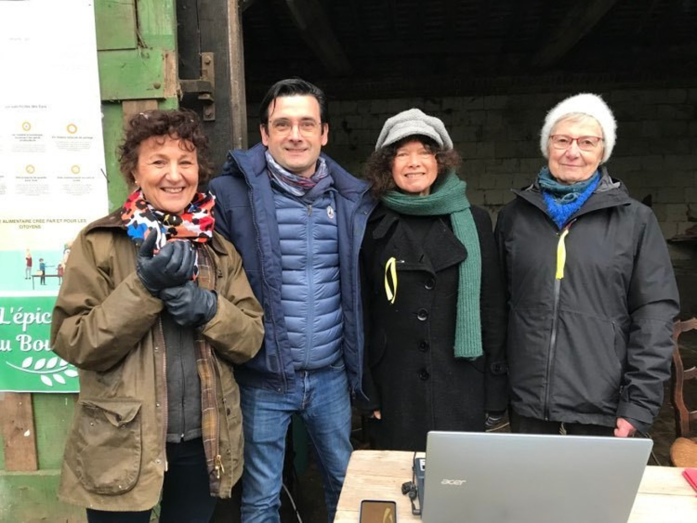 Une partie de l'équipe de bénévoles.