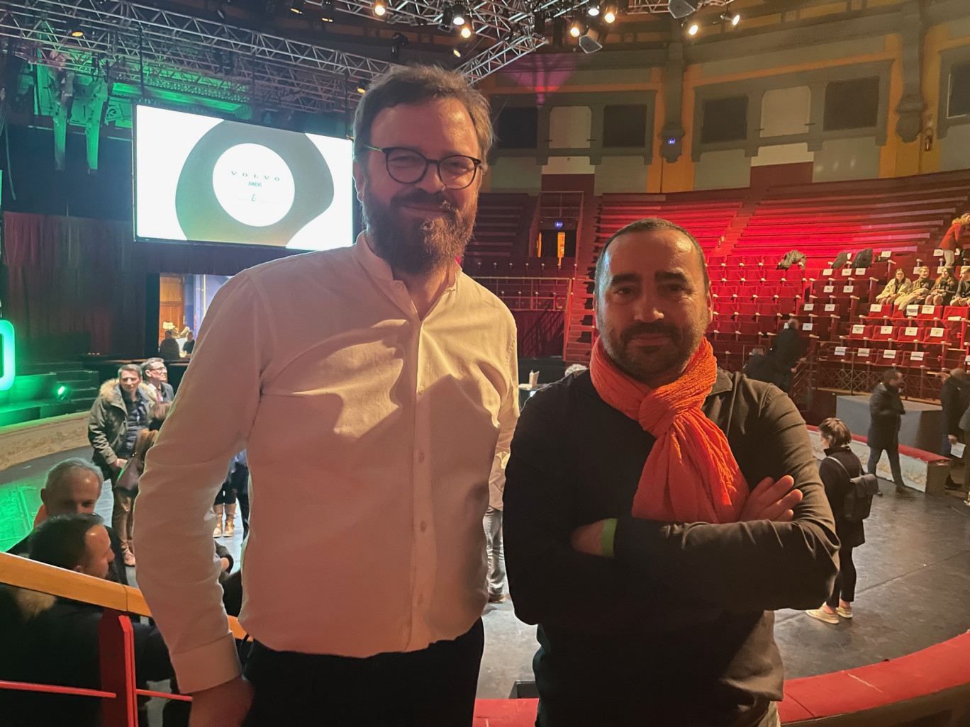 Louis Cantet et Laurent Pouillet, co-présidents du Centre des Jeunes dirigeants d'Amiens.