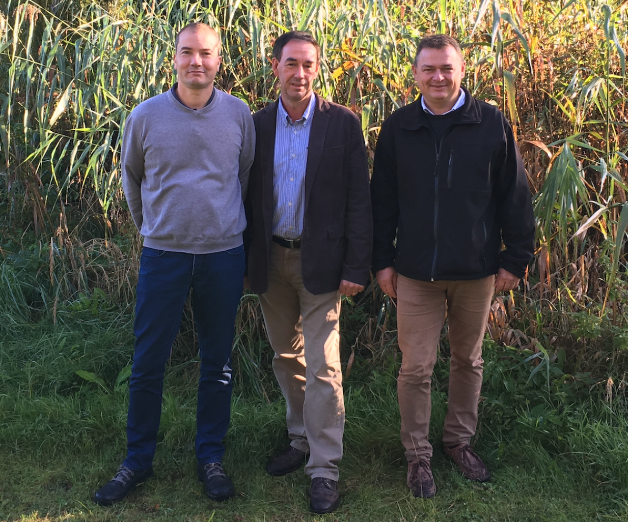 Henri Saudemont, Laurent Meurot et Nicolas Durand.