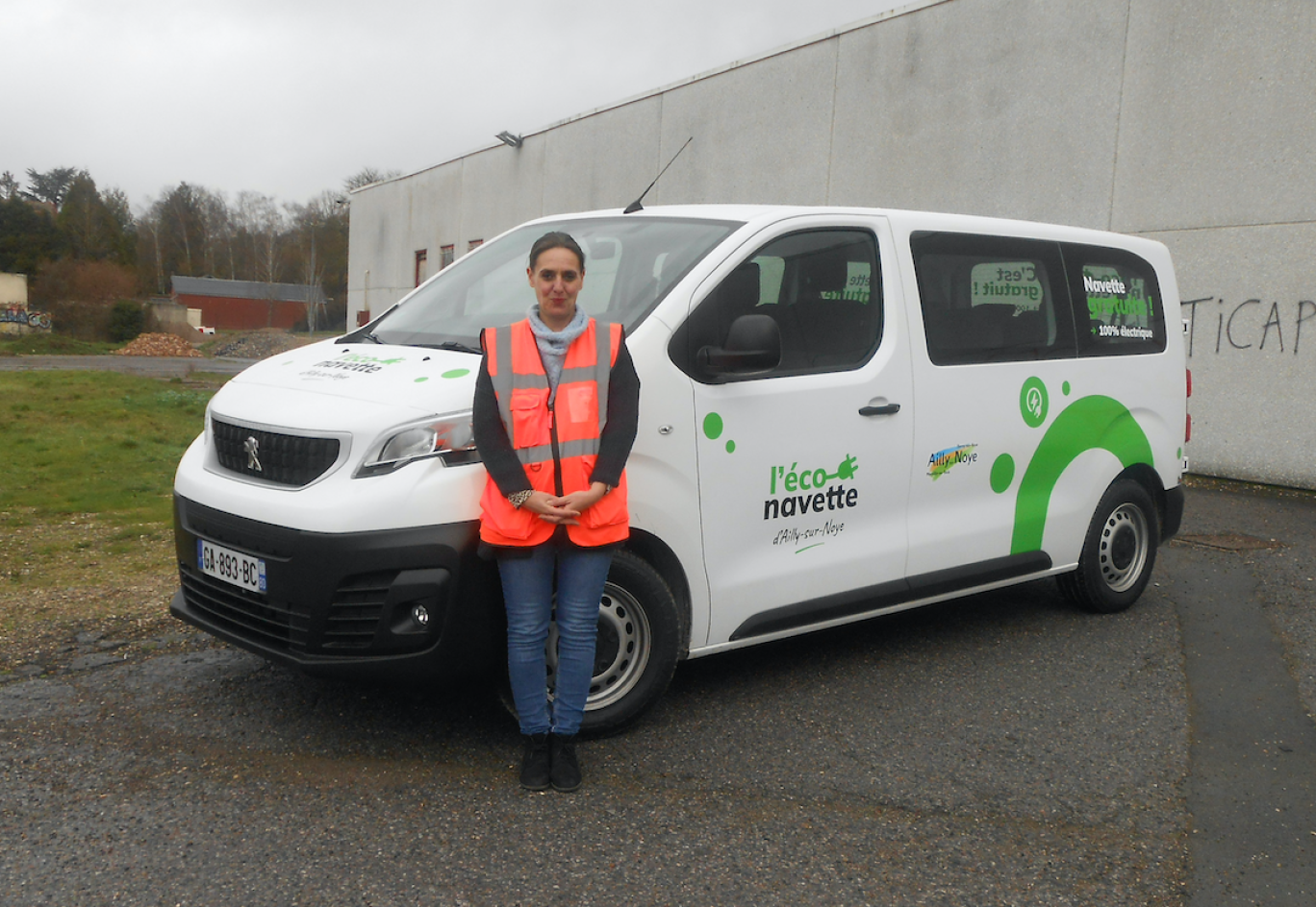 Un emploi aidé a été créé lors de la mise en service de l'éco-navette.