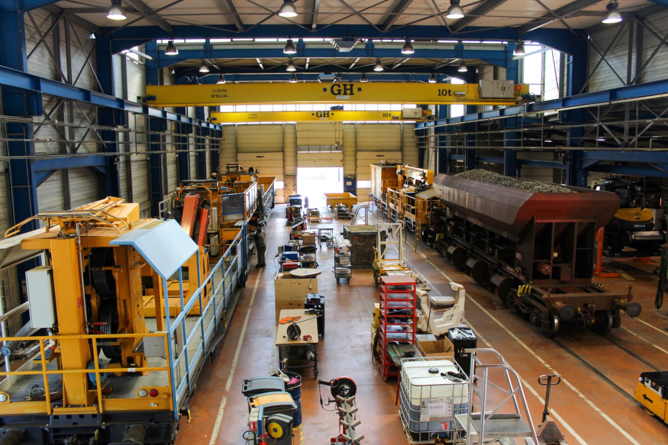 Novium conçoit et fabrique des engins destinés notamment à la maintenance ferroviaire. (© Novium)