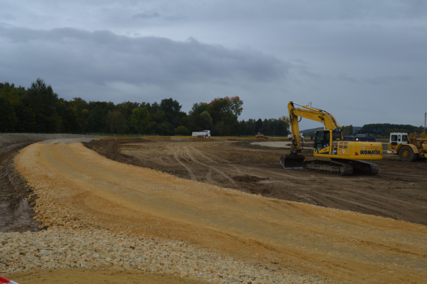 À Montmacq, le nouveau tracé de la rivière se dessine. (c)DR