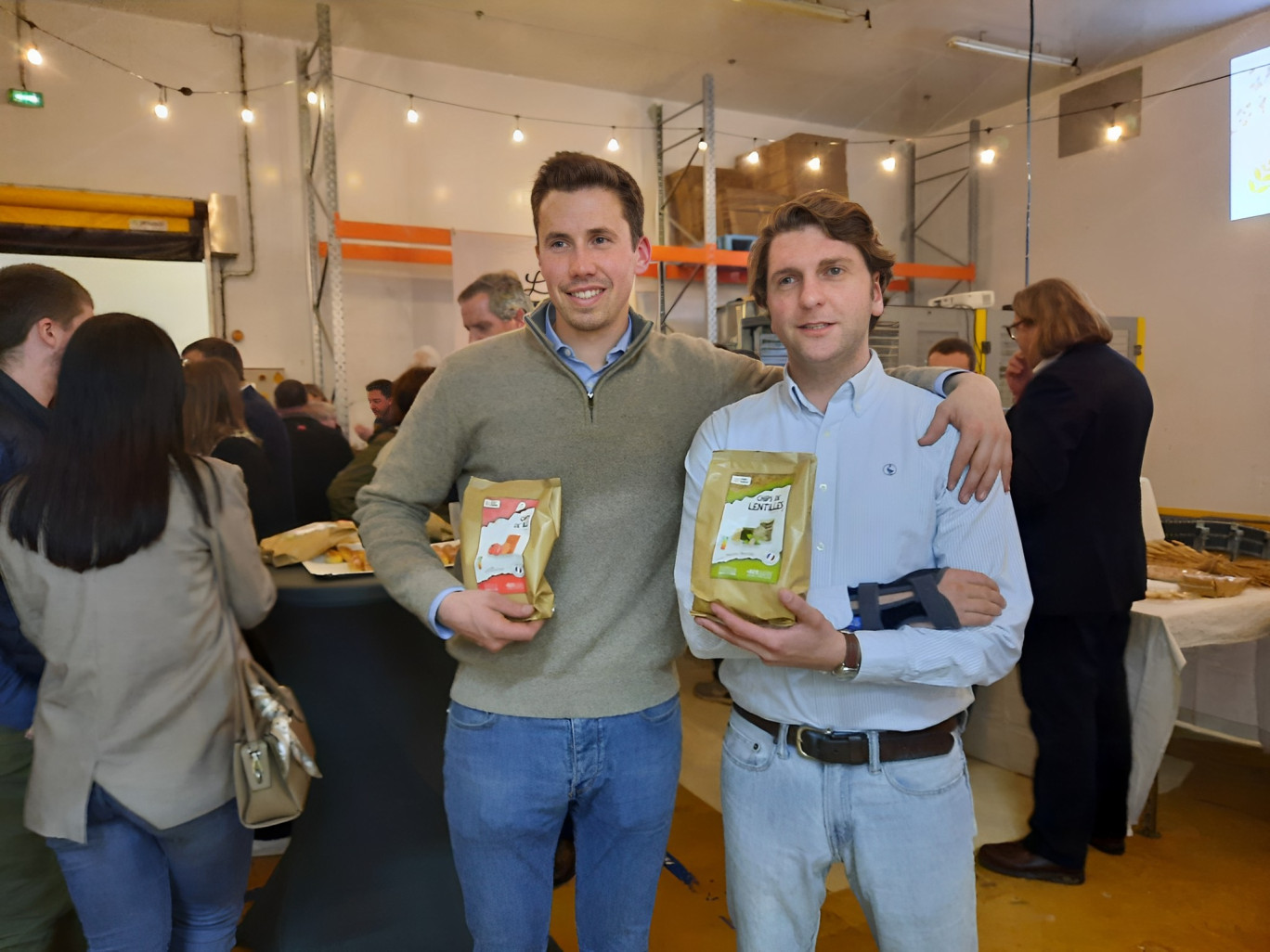 Charles Delbaere et Pierre-Louis Lambert, fondateurs de Ferm Fabrik. (c)Aletheia Press/ L.Péron