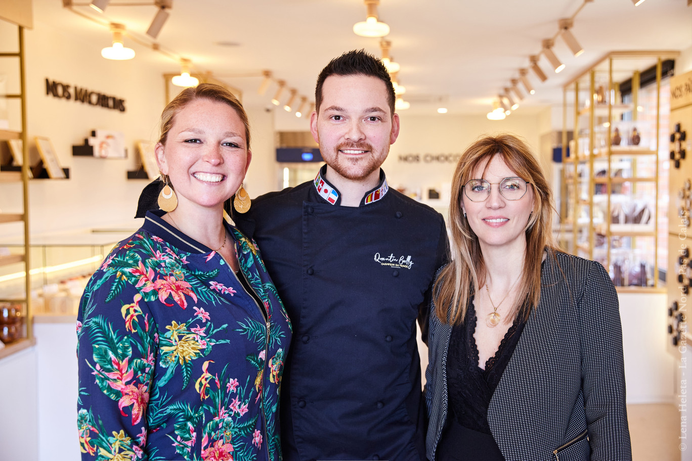 Juliette, Quentin et Auriane Bailly : une entreprise familiale. © Lena Heleta