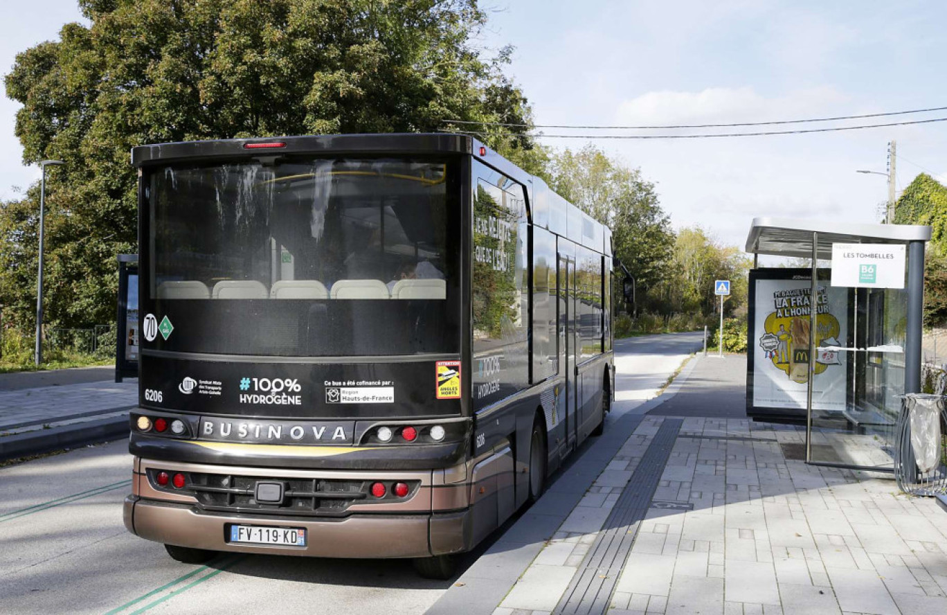 Des bus roulant à l'hydrogène sont déjà en service dans la région. © Région Hauts-de-France