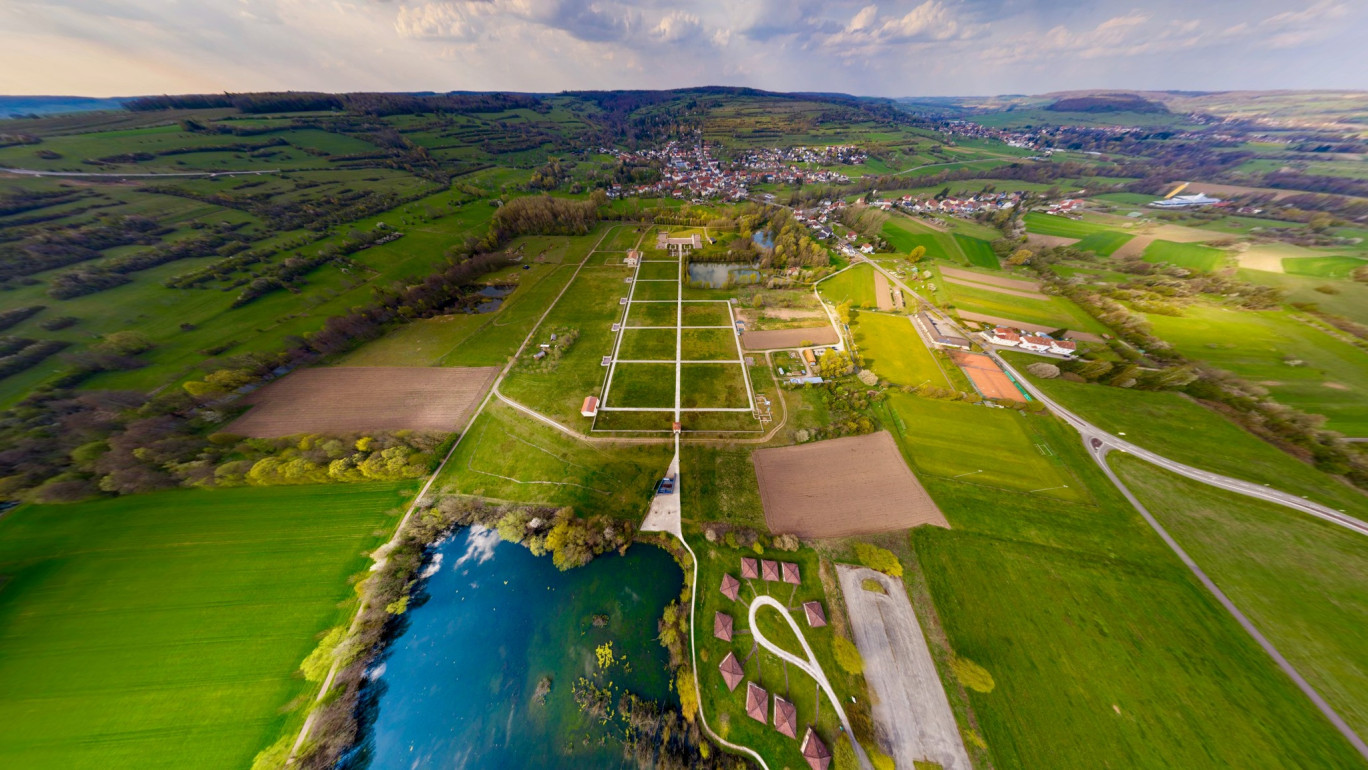 Le Parc archéologique européen Bliesbruck-Reinheim, outil remarquable de coopération transfrontalière. © Helix Solutions.  