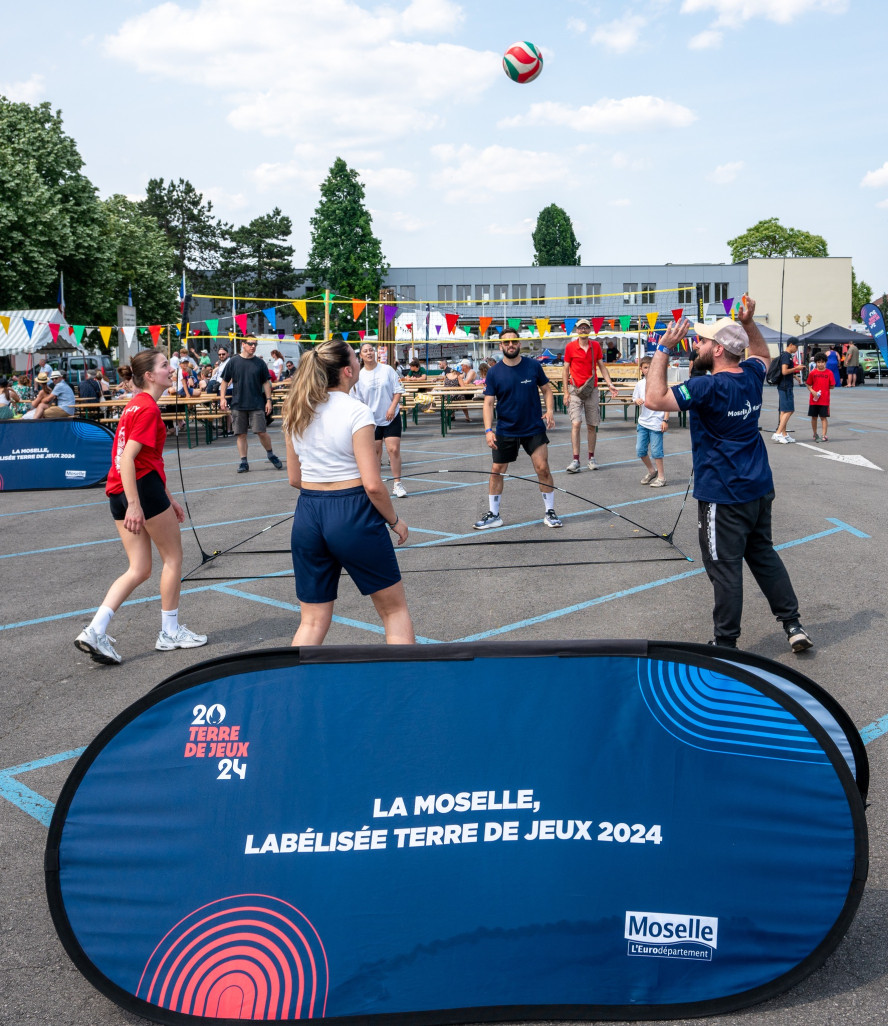 La caravane Terre de Jeux 2024 va animer l'été mosellan. © CD 57.