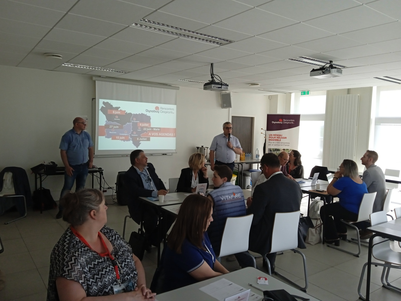 Vincent Louchez, directeur Dynabuy pour la région Picardie, s’est félicité du panel d’activités représenté lors de la réunion à Chauny. 