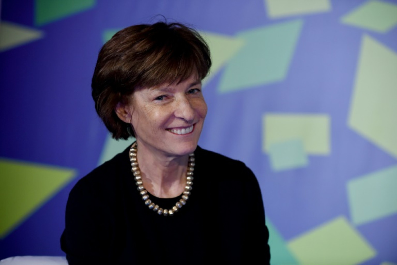 Patricia Barbizet, nouvelle présidente de l'Association française des entreprises privées (Afep), le 30 janvier 2018 à Paris © ERIC PIERMONT