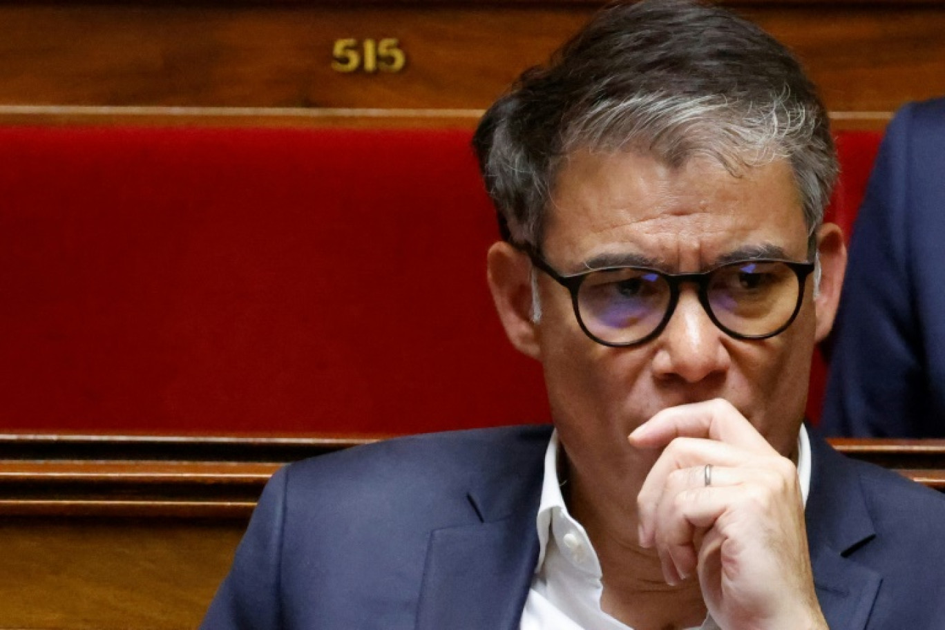 Le Premier secrétaire du PS Olivier Faure, le 7 juin 2023 à l'Assemblée nationale à Paris © Ludovic MARIN