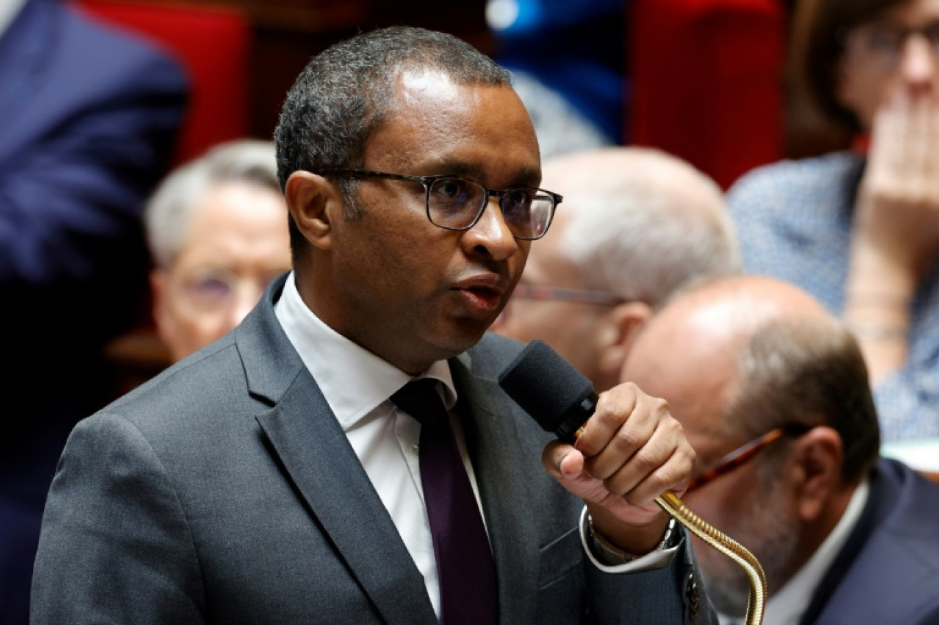 Le ministre de l'Education Pap Ndiaye, à l'Assemblée nationale, le 11 juillet 2023 © Geoffroy VAN DER HASSELT