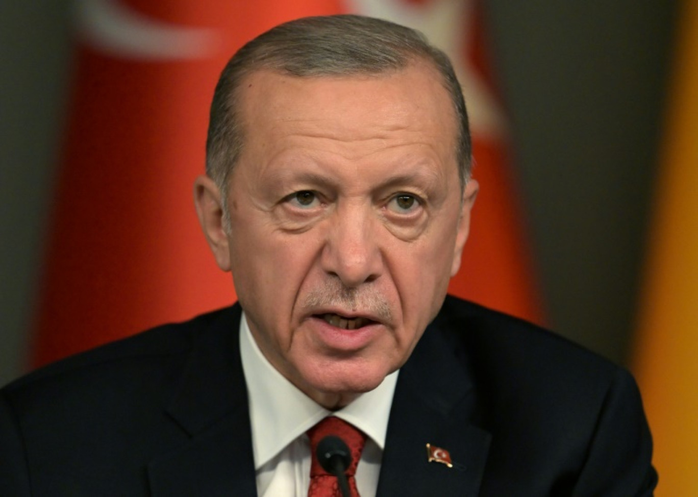 Le président turc Recep Tayyip Erdogan, le 7 juillet 2023 à Istanbul © OZAN KOSE