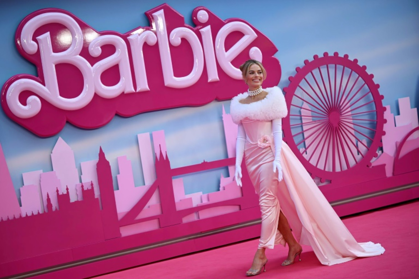 L'actrice australienne Margot Robbie à la première européenne de "Barbie" à Londres, au Royaume-Uni, le 12 juillet 2023 © JUSTIN TALLIS