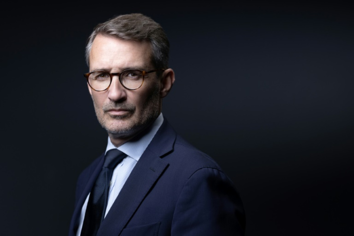 Le Français Philippe Palazzi, ancien directeur général de Lactalis, pressenti pour prendre la tête de l'enseigne de distribution Casino le 27 juillet 2023 à Paris © JOEL SAGET