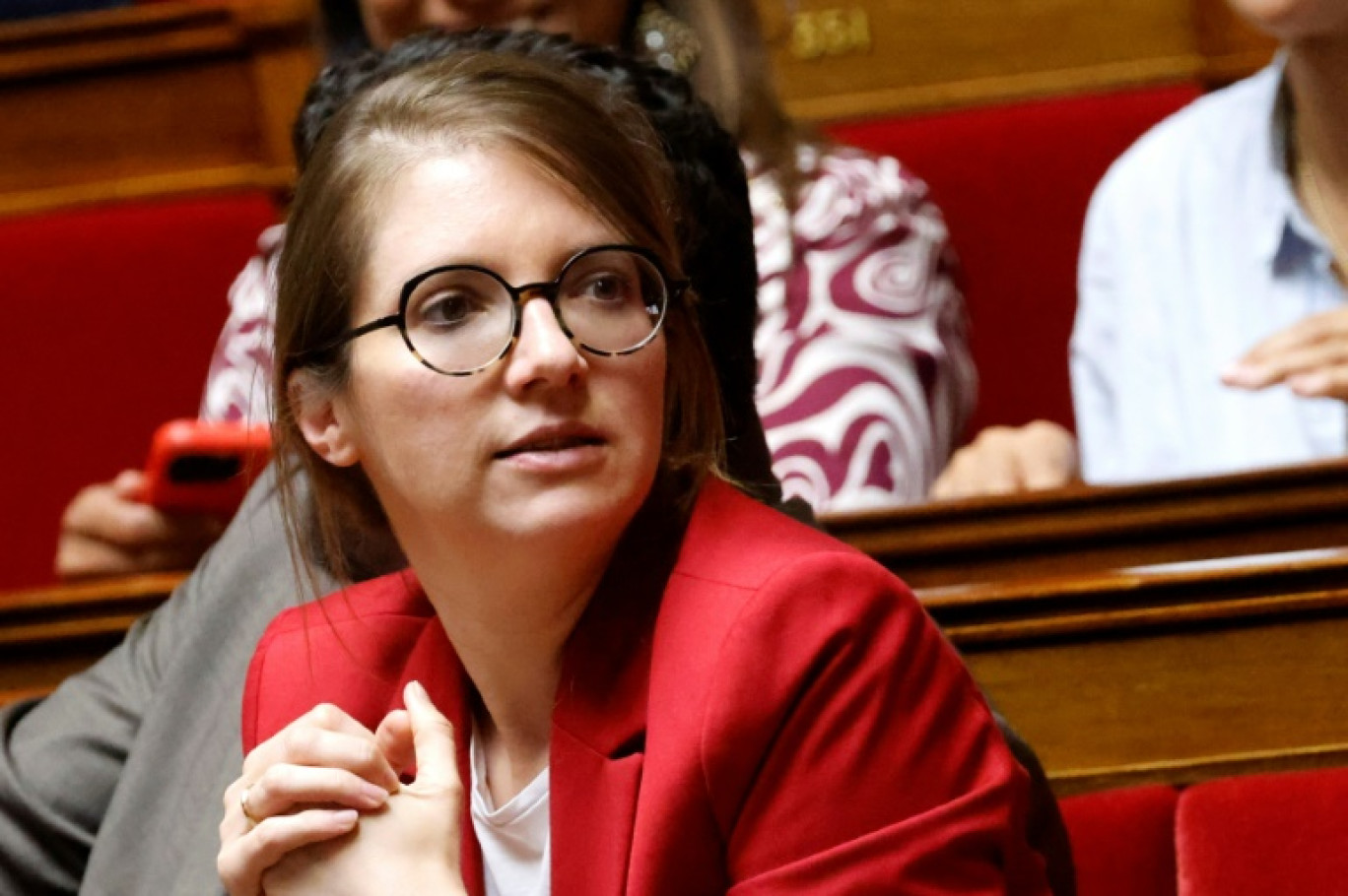 Aurore Bergé à l'Assemblée nationale le 7 juin 2023 © Ludovic MARIN