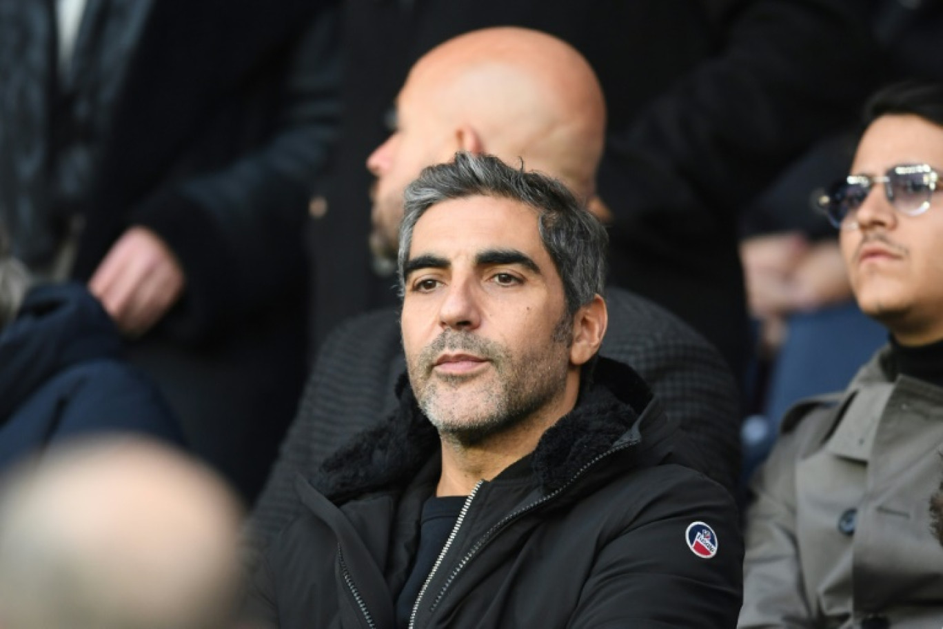 Ary Abittan avant un match du PSG face au Montpellier Herault SC au Parc des Princes à Paris le 1er février 2020 © MARTIN BUREAU