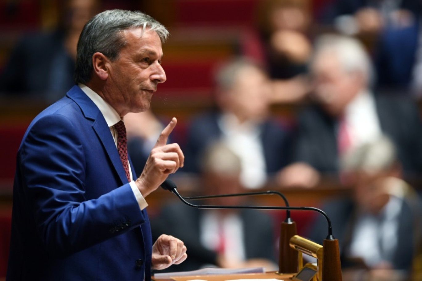 Philippe Vigier à l'Assemblée nationale le 20 juillet 2023 © Eric Feferberg