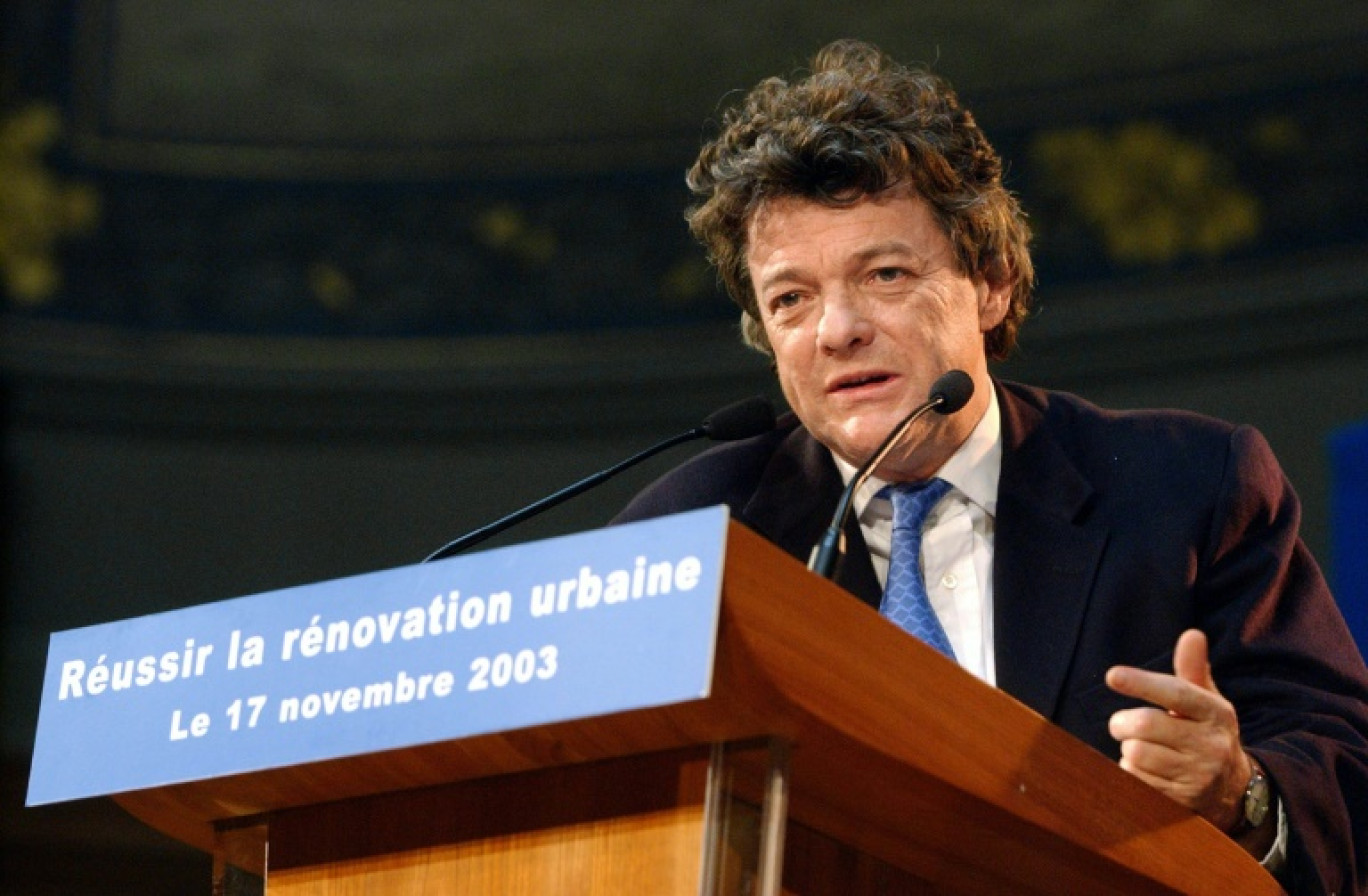 Jean-Louis Borloo alors ministre délégué à la Ville lors du lancement de l'ANRU le 17 novembre 2003 au Grand amphithéâtre de la Sorbonne à Paris © FREDERICK FLORIN