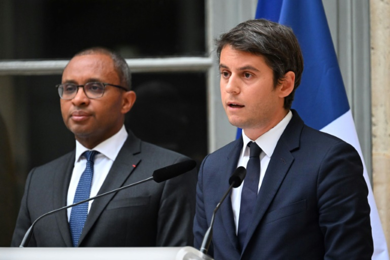 Aurore Bergé, nommée ministre des Solidarités, le 20 juillet 2023 à Paris © Alain JOCARD