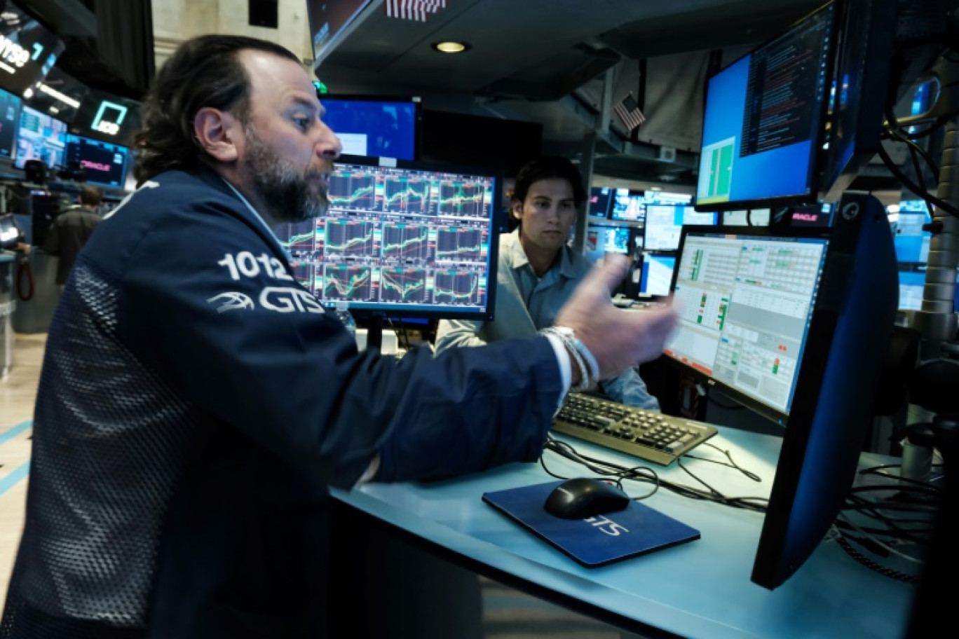 Un opérateur du New York Stock Exchange © SPENCER PLATT