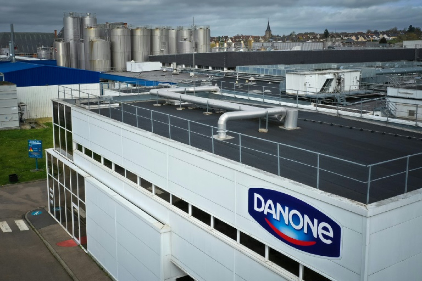 Usine Danone de  Ferrieres-en-Bray (Seine-Maritime), le 29 mars 2023. © Lou BENOIST