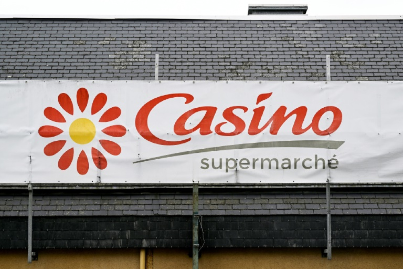 Un supermarché Casino, le 5 juillet 2023 à Ploubalay, dans les Côtes-d'Armor © Damien MEYER