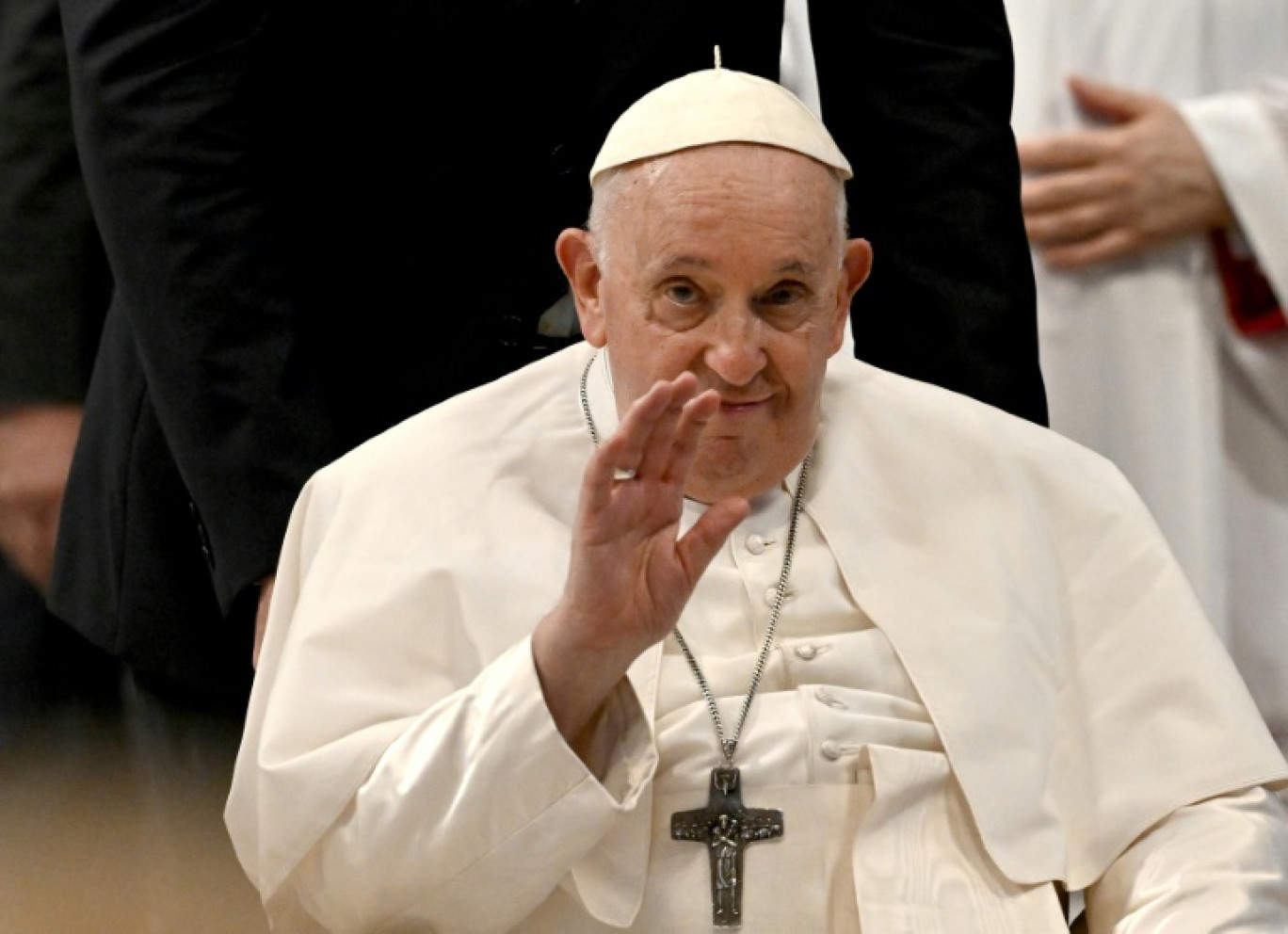 Le pape François, le 23 juillet 2023 au Vatican © Tiziana FABI