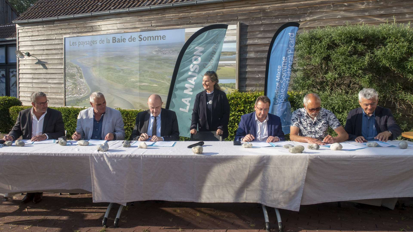 La convention a pour but d'élever le niveau de qualité des prestations des guides nature. (c)Syndicat mixte baie de Somme-Grand littoral picard/ F.Goudeau