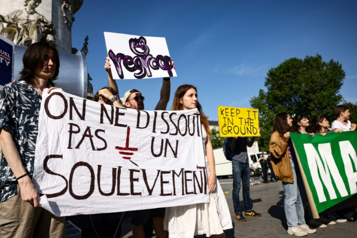 Manifestation à Paris le 23 juin 2023 contre la dissolution des Soulèvements de la terre © Thomas SAMSON