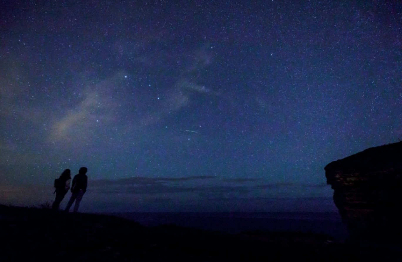 Les Perséides au-dessus du ciel d'Espagne, le 12 août 2017 © CESAR MANSO