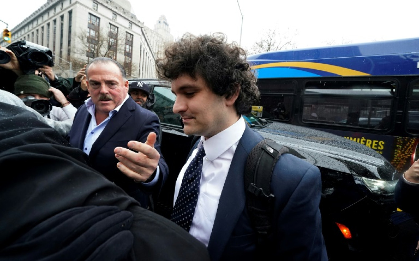 L'ancien patron de FTX, Sam Bankman-Fried, devant un tribunal de New York, aux Etats-Unis, le 3 janvier 2023 © Timothy A. CLARY