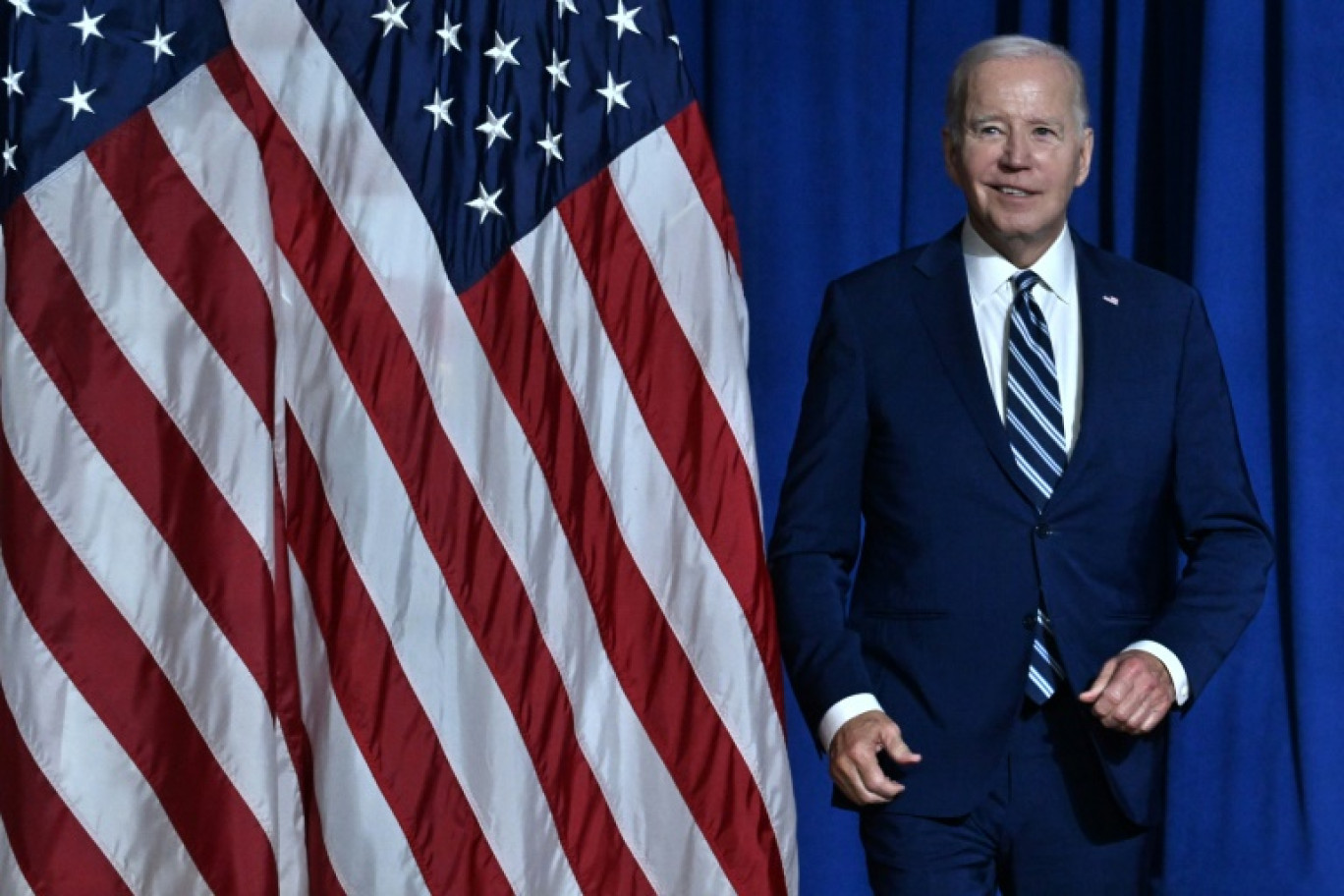 Joe Biden, dans l'Utah, le 10 août 2023 © Jim WATSON