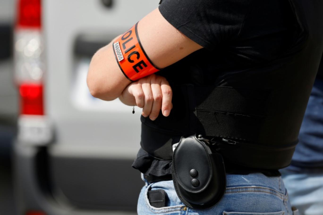 Un policier à Marseille, le 28 juin 2023 © Ludovic MARIN