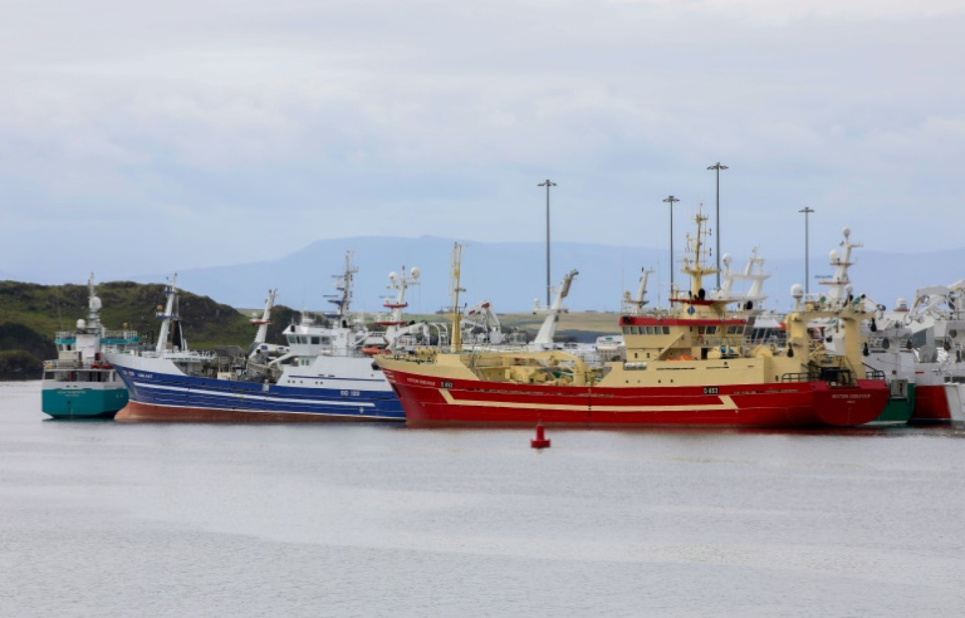 Des bateaux de pêche dans le port de Killybegs, dans le nord-ouest de l'Irlande, le 4 août 2023 © Paul Faith