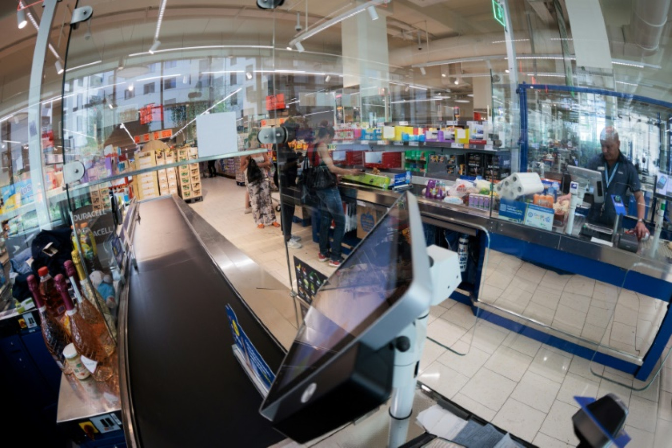 Un supermarché à Chatenay-Malabry, Hauts-de-Seine, le 31 mai 2023 © JOEL SAGET