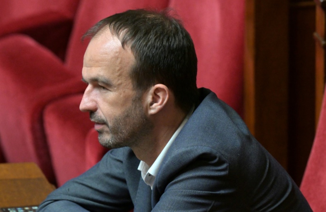 Le coordinateur de La France insoumise Manuel Bompard lors d'une séance de questions au gouvernement, le 30 mai 2023 à l'Assemblée nationale, à Paris © Alain JOCARD