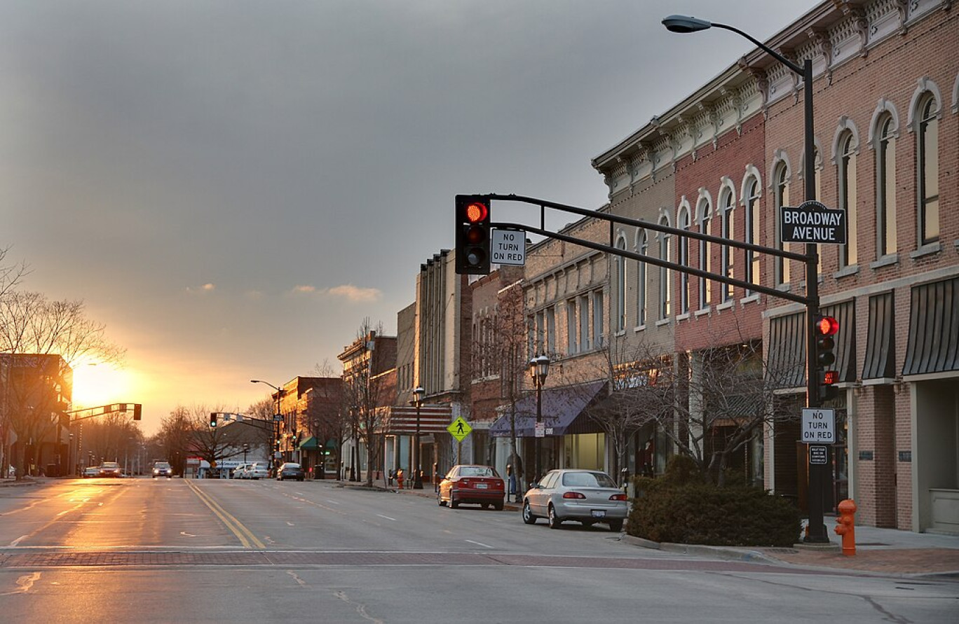 Urbana, dans l'Illinois. © Daniel Schwen.