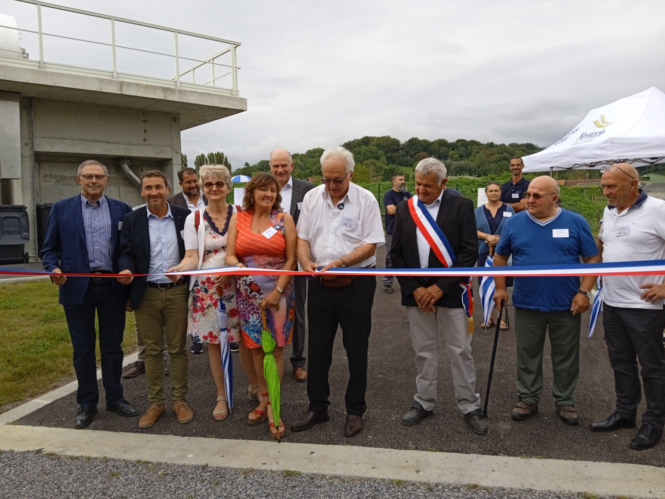 Inauguration officielle de l’installation déjà en service depuis septembre 2022. 