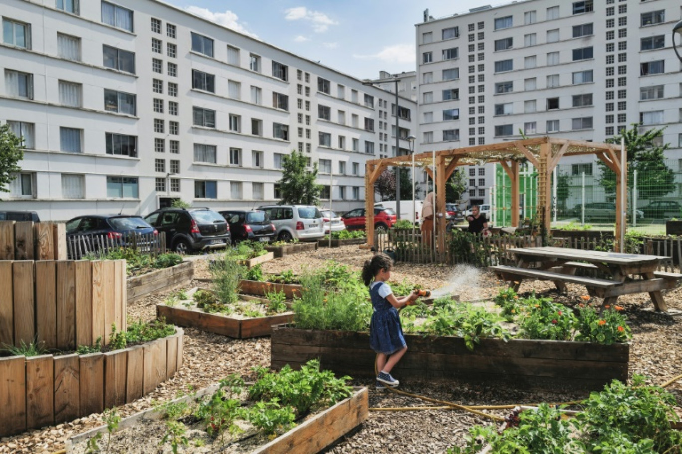 Des logements sociaux à Lyon, le 4 juin 2023 © OLIVIER CHASSIGNOLE