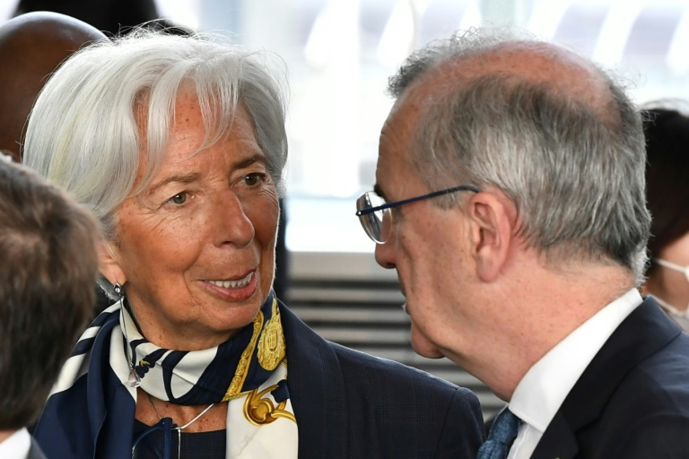 La présidente de la BCE Christine Lagarde et le gouverneur de la Banque de France, lors d'un G7 Finances à Niigata, au Japon, le 12 mai 2023 © Kazuhiro NOGI