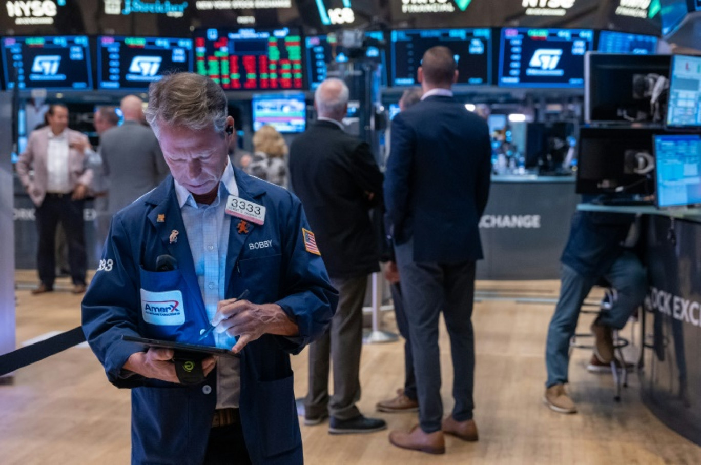 Le parquet du New York Stock Exchange © SPENCER PLATT