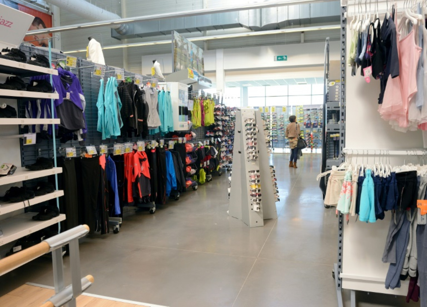 Un magasin de vêtements de sport à Marcq-en-Baroeul, dans le Nord © DENIS CHARLET