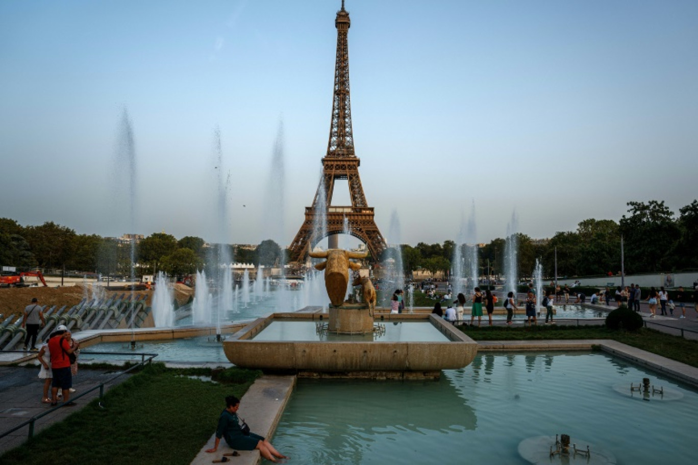 La fontaine du Trocadéro à Paris le 5 septembre 2023 © Dimitar DILKOFF